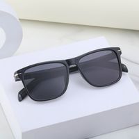 Casual Solid Color Tac Square Full Frame Men's Sunglasses main image 4