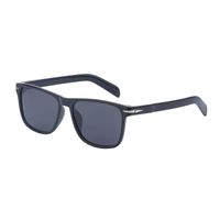 Casual Solid Color Tac Square Full Frame Men's Sunglasses sku image 1