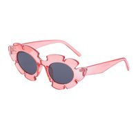 Casual Funny Solid Color Pc Special-shaped Mirror Full Frame Women's Sunglasses main image 2