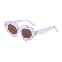 Casual Funny Solid Color Pc Special-shaped Mirror Full Frame Women's Sunglasses sku image 3