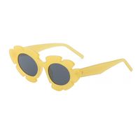 Casual Funny Solid Color Pc Special-shaped Mirror Full Frame Women's Sunglasses sku image 9