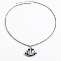 Vintage Style Anchor 304 Stainless Steel Plating Men'S Pendant Necklace main image 4