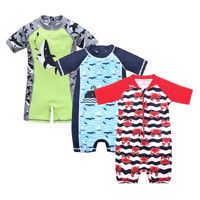 Boy's Cute Animal Polyester One Pieces main image 1