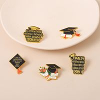 Fashion Letter Alloy Plating Unisex Brooches main image 4