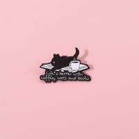Fashion Letter Cat Alloy Unisex Brooches main image 2