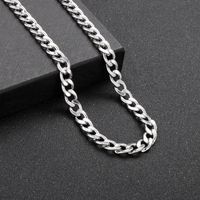 1 Piece Hip-hop Solid Color Titanium Steel Unisex Necklace main image 3