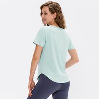 Women's T-shirt Short Sleeve T-Shirts Sports Solid Color main image 2