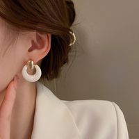 1 Pair Fashion Geometric Alloy Enamel Women's Ear Studs main image 4