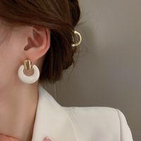 1 Pair Fashion Geometric Alloy Enamel Women's Ear Studs main image 3