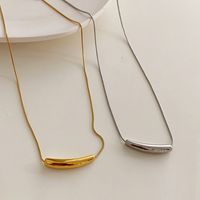 Simple Style Geometric Alloy Plating Women's Necklace main image 5
