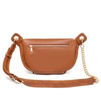 Women's All Seasons Pu Leather Solid Color Vintage Style Zipper Shoulder Bag Fanny Pack main image 2