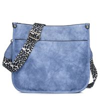 Women's Autumn&winter Pu Leather Solid Color Fashion Square Zipper Shoulder Bag Messenger Bag sku image 3