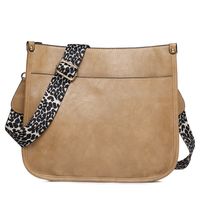 Women's Autumn&winter Pu Leather Solid Color Fashion Square Zipper Shoulder Bag Messenger Bag sku image 2