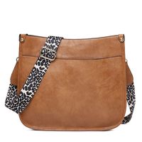Women's Autumn&winter Pu Leather Solid Color Fashion Square Zipper Shoulder Bag Messenger Bag sku image 5
