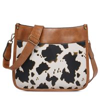 Women's Autumn&winter Pu Leather Solid Color Fashion Square Zipper Shoulder Bag Messenger Bag sku image 10