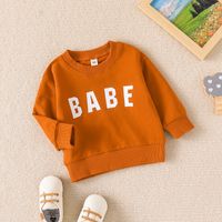 Casual Letter Cotton Hoodies & Knitwears main image 1