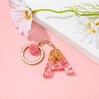 Cute Sweet Letter Alloy Resin Epoxy Plating Bag Pendant Keychain main image 1