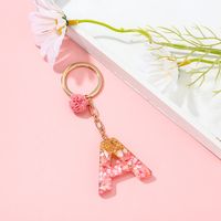 Cute Sweet Letter Alloy Resin Epoxy Plating Bag Pendant Keychain main image 3
