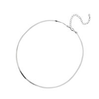 1 Piece Simple Style Solid Color Metal Plating Necklace sku image 1