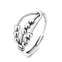 1 Piece Simple Style Geometric Sterling Silver Open Ring sku image 3