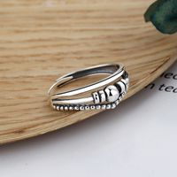 1 Piece Simple Style Geometric Sterling Silver Open Ring main image 4