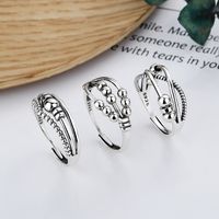 1 Piece Simple Style Geometric Sterling Silver Open Ring main image 1