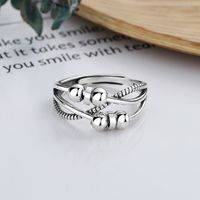 1 Piece Simple Style Geometric Sterling Silver Open Ring main image 5