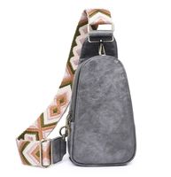 Women's Summer Spring Pu Leather Solid Color Vintage Style Zipper Fanny Pack main image 1
