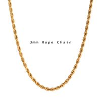 Retro Geometric Stainless Steel Plating Necklace sku image 4