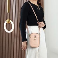 Women's All Seasons Pu Leather Color Block Fashion Square Zipper Buckle Phone Wallet main image 1