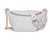 Women's All Seasons Pu Leather Solid Color Vintage Style Zipper Shoulder Bag Fanny Pack main image 5