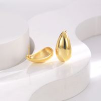1 Pair Fashion Water Droplets Copper Plating Drop Earrings main image 3