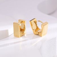 1 Pair Fashion Geometric Copper Plating Earrings sku image 1