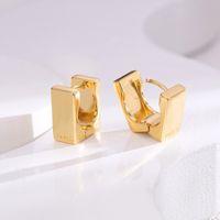 1 Par Moda Geométrico Cobre Enchapado Aretes sku image 1