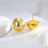 1 Pair Fashion Geometric Copper Plating Ear Studs sku image 1