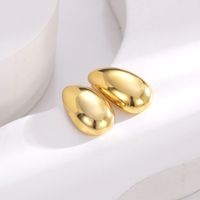 1 Pair Fashion Water Droplets Copper Plating Drop Earrings sku image 1