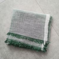 Unisex Fashion Stripe Cotton Sewing Cotton Linen Scarves sku image 5