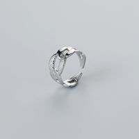 1 Piece Hip-hop Geometric Stainless Steel Open Ring main image 3