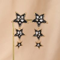 New Star-shaped Diamond Earrings Nhpf151920 sku image 2