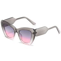 Retro Geometric Ac Cat Eye Full Frame Men's Sunglasses sku image 4