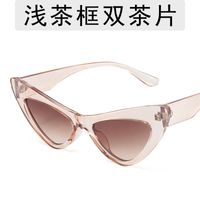 Retro Geometric Ac Cat Eye Full Frame Women's Sunglasses sku image 12