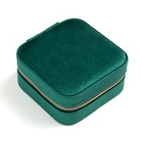 Casual Solid Color Flannel Jewelry Boxes main image 3