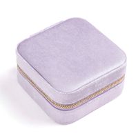 Casual Solid Color Flannel Jewelry Boxes sku image 10