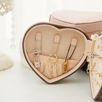 Elegant Solid Color Leather Jewelry Boxes main image 4