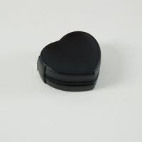 Fashion Heart Shape Solid Color Pu Leather Jewelry Boxes sku image 2