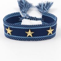1 Piece Bohemian Star Stripe Polyester Unisex Bracelets main image 4