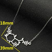 Stainless Steel Titanium Steel Retro Irregular Plating Geometric Necklace main image 6