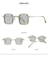 Fashion Ac Square Full Frame Men's Sunglasses sku image 5