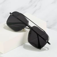 Simple Style Gradient Color Pc Square Frameless Men's Sunglasses main image 4