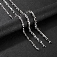 1 Piece Fashion Solid Color Titanium Steel Unisex Necklace main image 1
